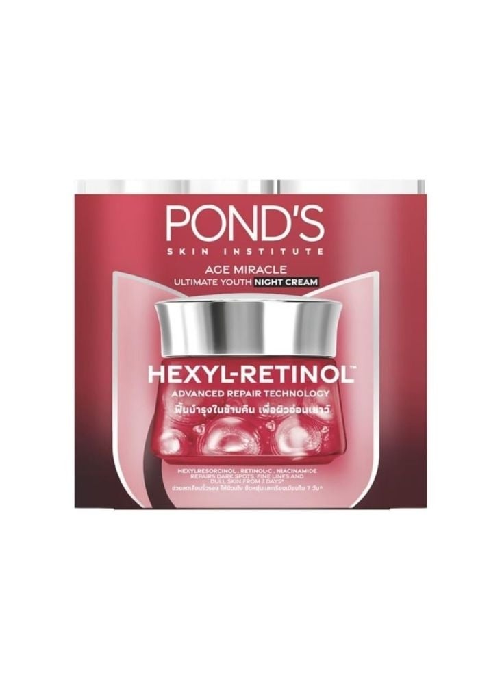 Pond's Age Miracle Ultimate Youth Night Face Cream With Hexyl Retinol 45grams - Image 1